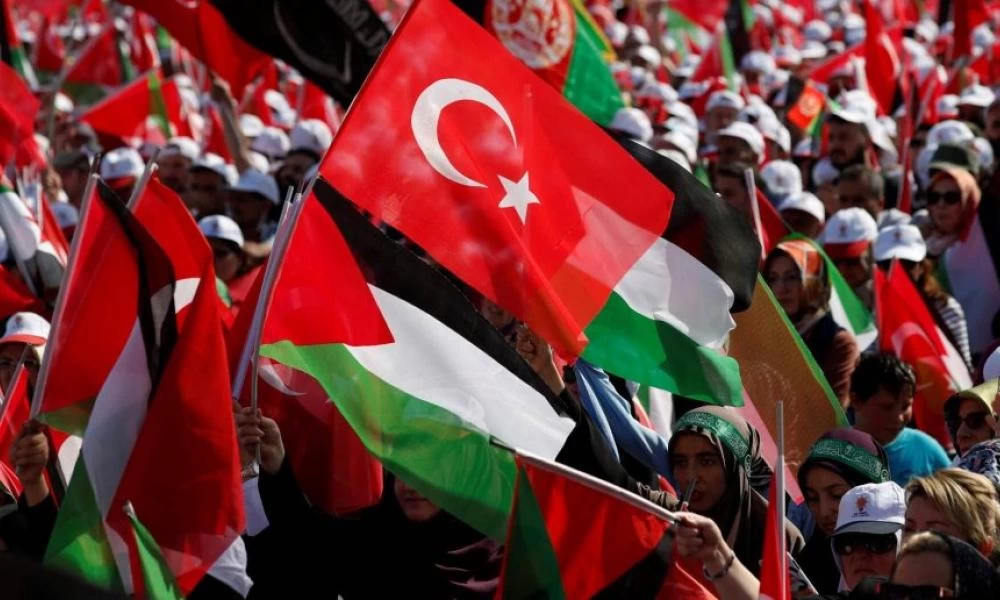 Χαιρετίζουν την εκεχειρία στη Γάζα οι "φιλειρηνιστές" Τούρκοι